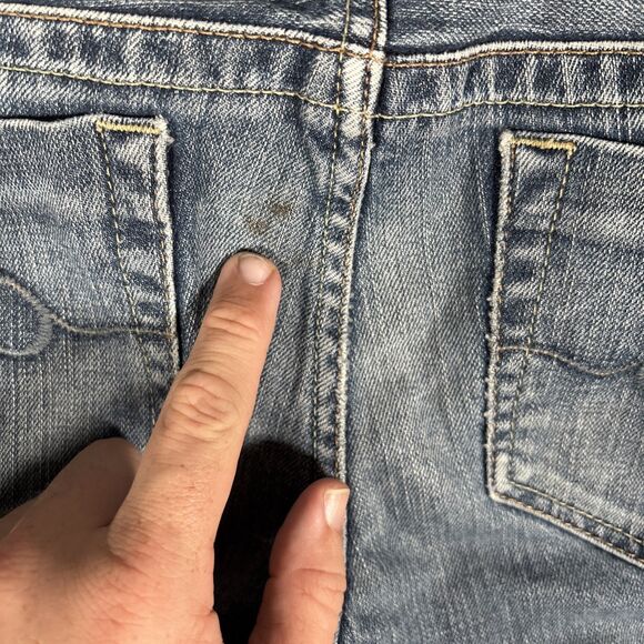 Guess‎ Jeans Women’s Size 29 Fits 32x31 Daredevil Boot Low Rise Stretch - Picture 14 of 15